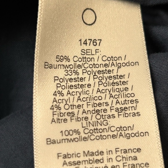 NWT Anthropologie DOLAN Piccadilly Belted Tweed Striped Jacket, size XS - Picture 9 of 12